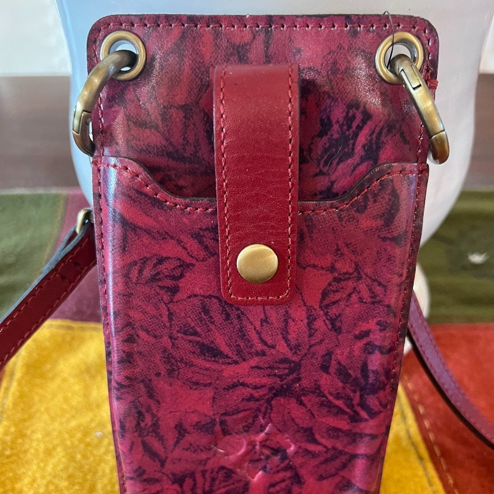 Patricia Nash - Crossbody Phone/Wallet Combo FULL GRAIN LEATHER - LNWOT